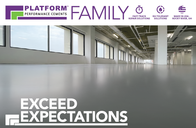Platform Performance Cements Family: Exceed Expectations